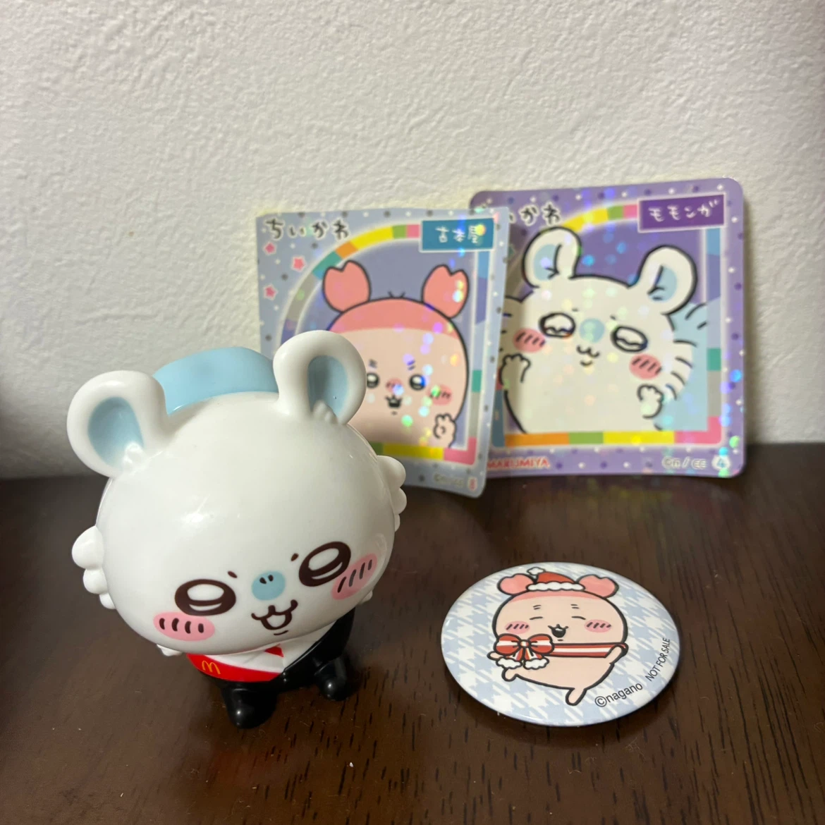 ちいかわ グッズまとめ マクドナルド おもちゃ ミラー シール