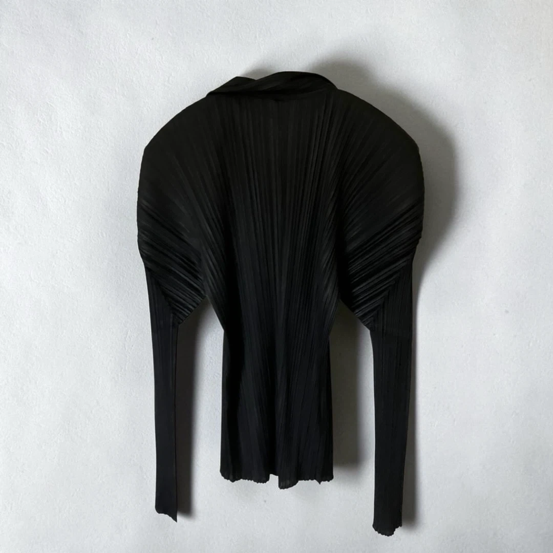 PLEATS PLEASE ISSEY MIYAKE プリーツプリーズ トップス スカート セットアップ ブラックの写真6枚目