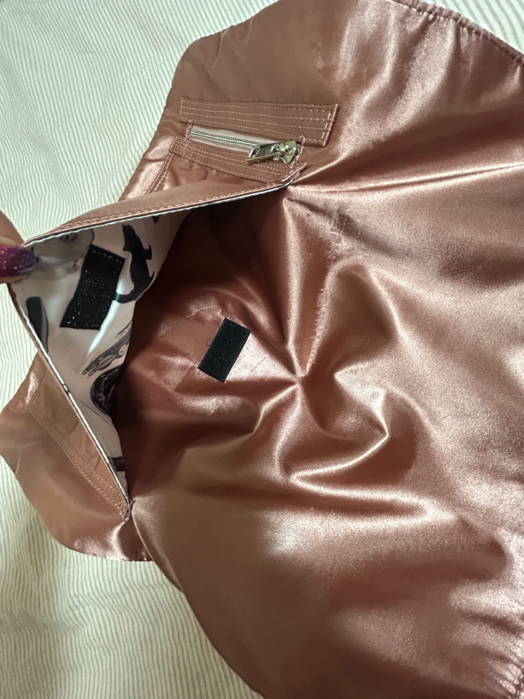 美品 casselini スカジャンクラッチバッグ キャセリーニの写真5枚目