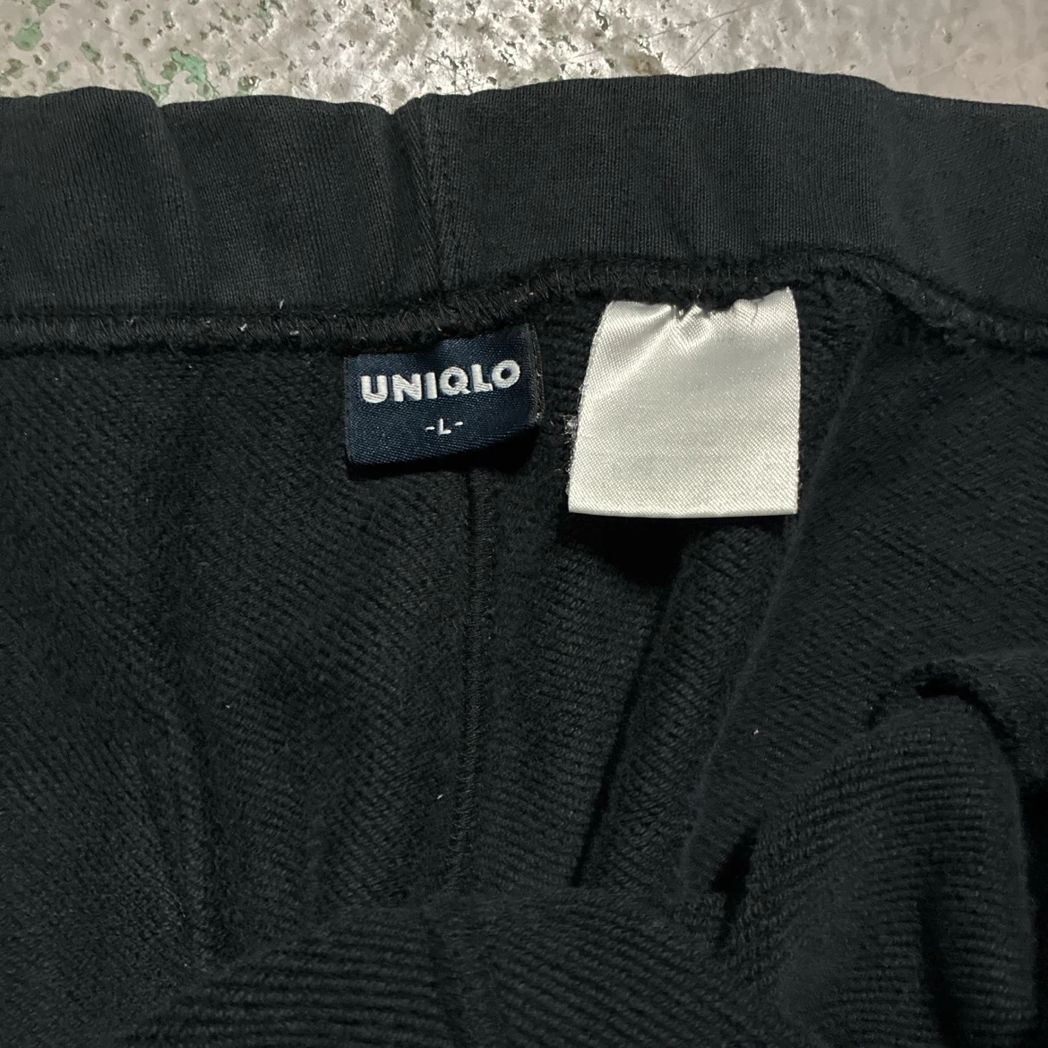 oldUNIQLO 90sユニクロ スウェットパンツ ブラック Lサイズの写真5枚目