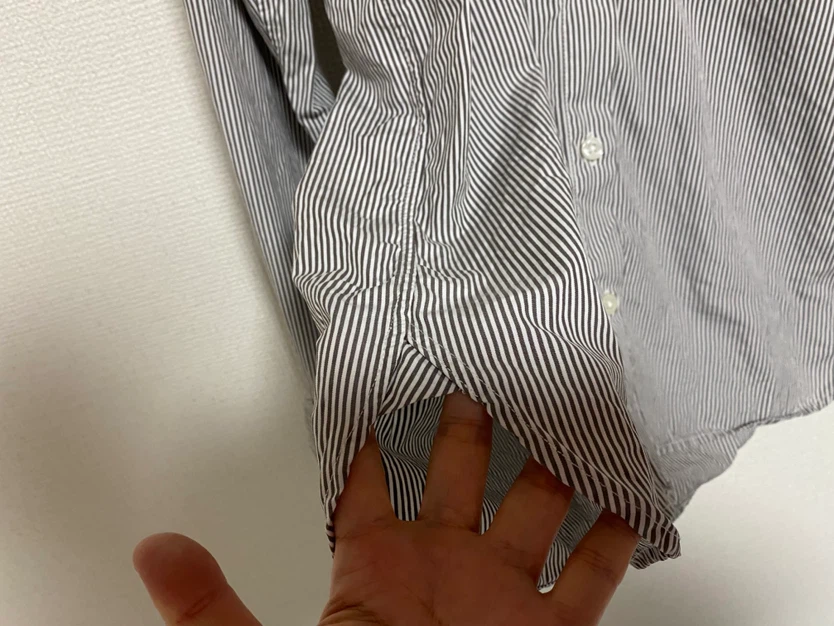 無印　洗いざらしシャツの写真4枚目