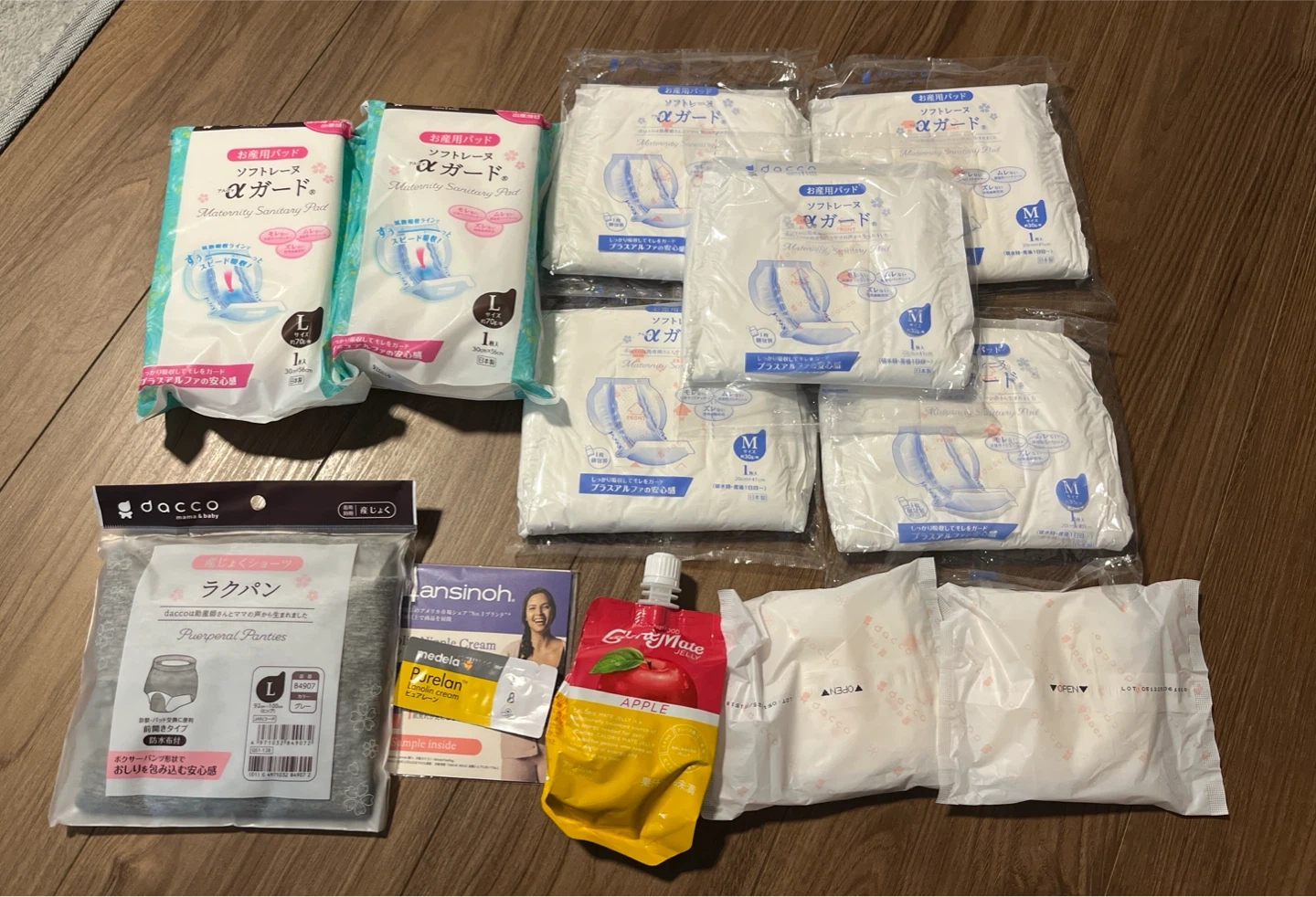 産褥パッド お産用パッド ラクパン ピュアレーンセット
