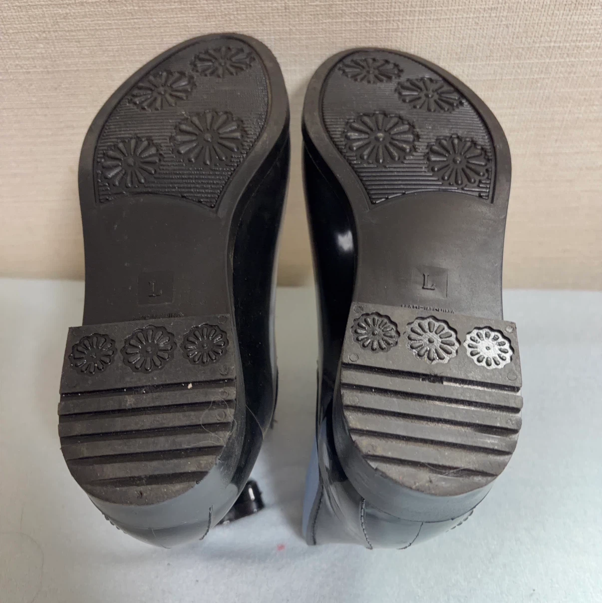 ラブトキシック レインブーツ Lサイズ 黒の写真3枚目