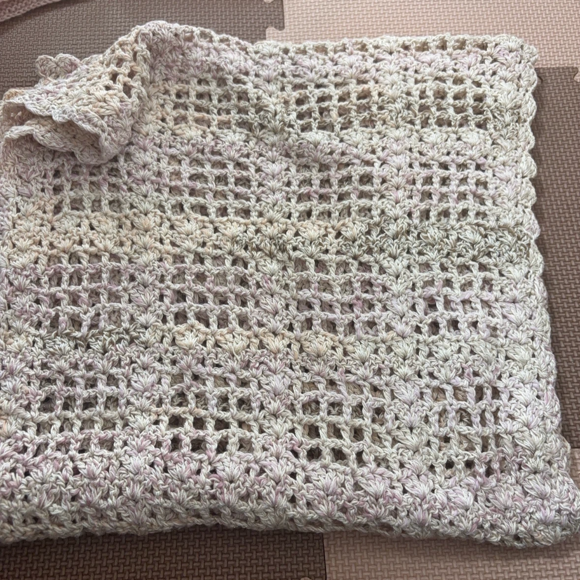 ハンドメイド かぎ針編み マルチカバー