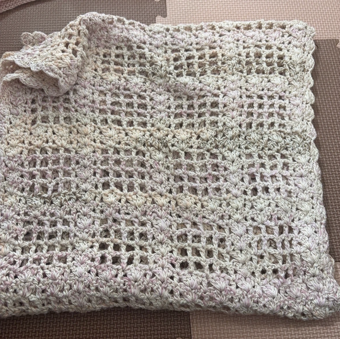ハンドメイド かぎ針編み マルチカバー