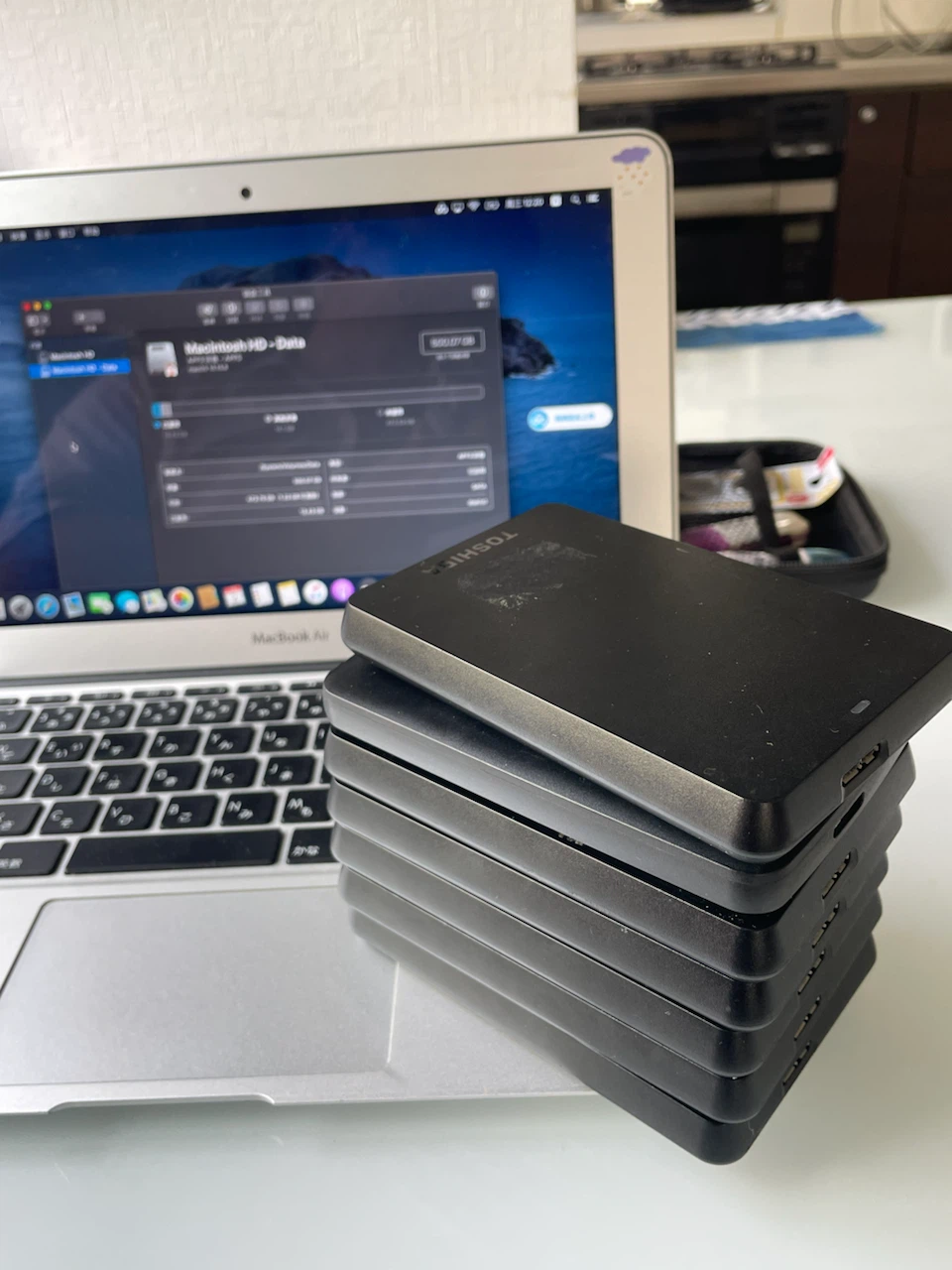 7台東芝 外付けハードドライブ 500GB