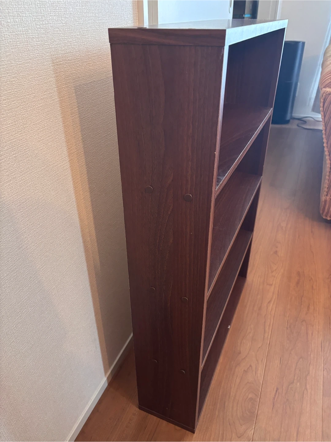 木製 本棚 ブラウンの写真2枚目