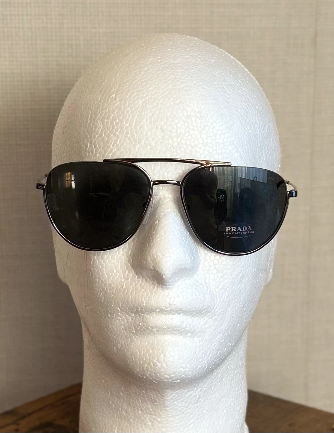 PRADA プラダサングラス SPR 50Uティアドロップ(ブラック系)新品の写真2枚目