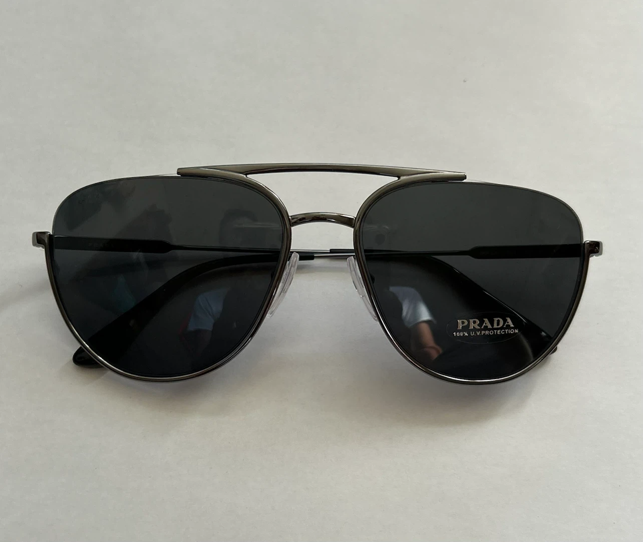 PRADA プラダサングラス SPR 50Uティアドロップ（ブラック系）新品の写真3枚目
