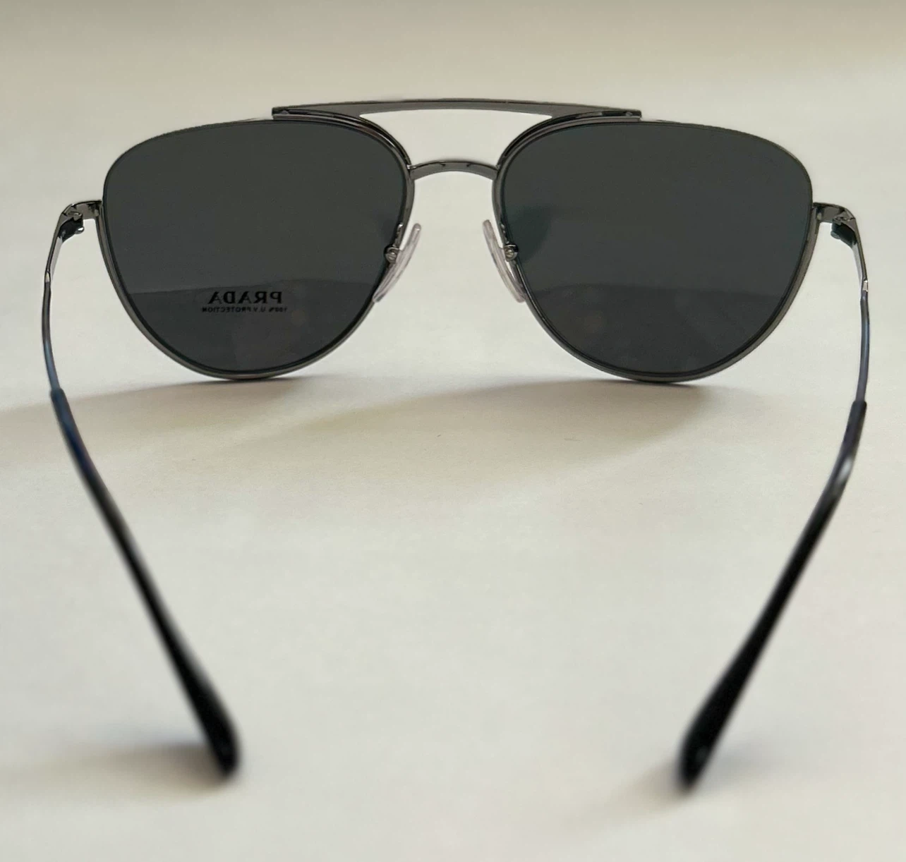 PRADA プラダサングラス SPR 50Uティアドロップ（ブラック系）新品の写真5枚目
