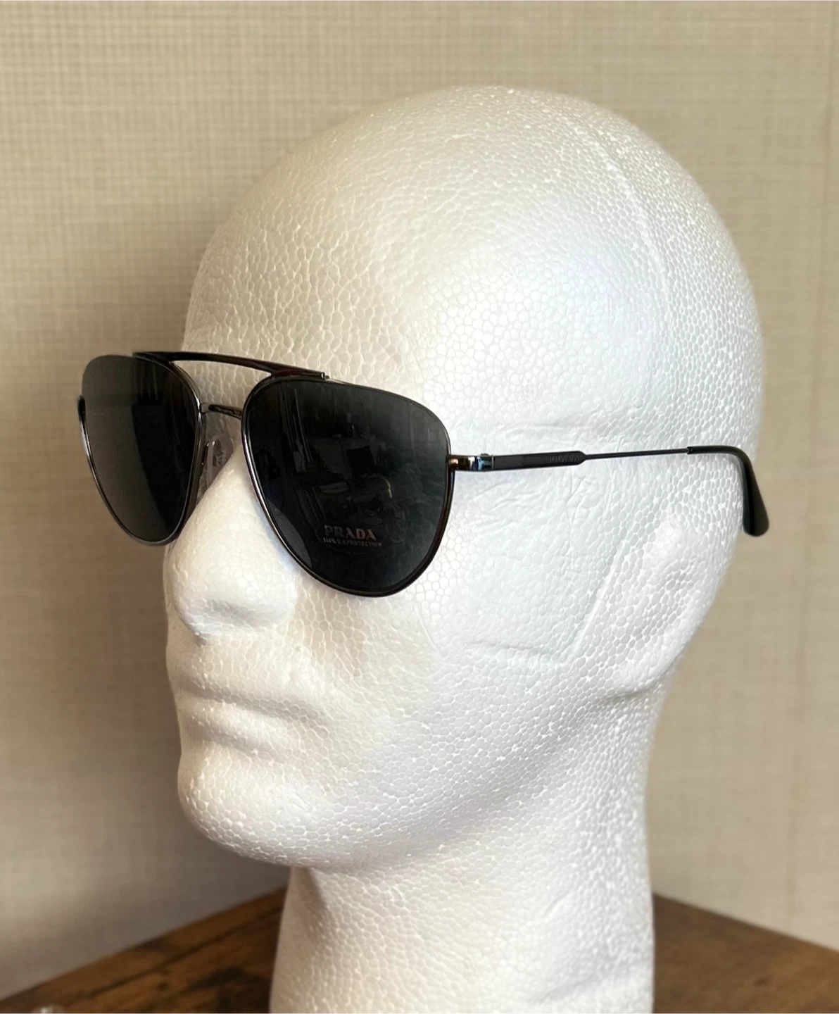 PRADA プラダサングラス SPR 50Uティアドロップ（ブラック系）新品の写真6枚目