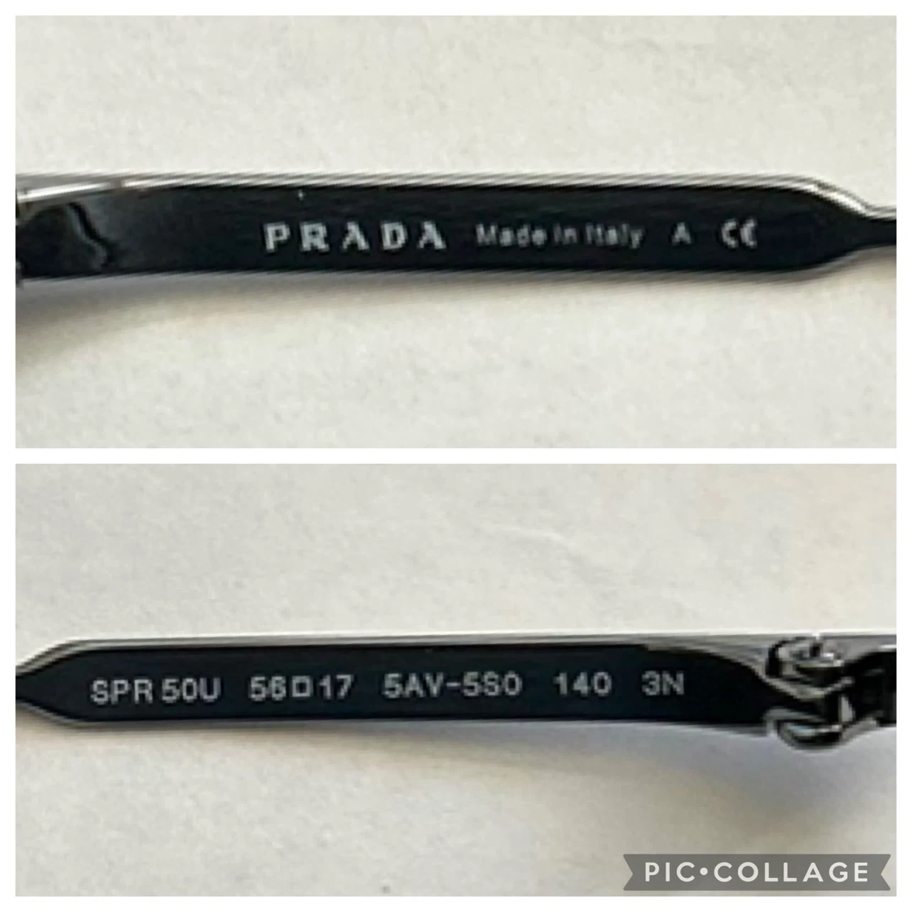 PRADA プラダサングラス SPR 50Uティアドロップ(ブラック系)新品の写真8枚目