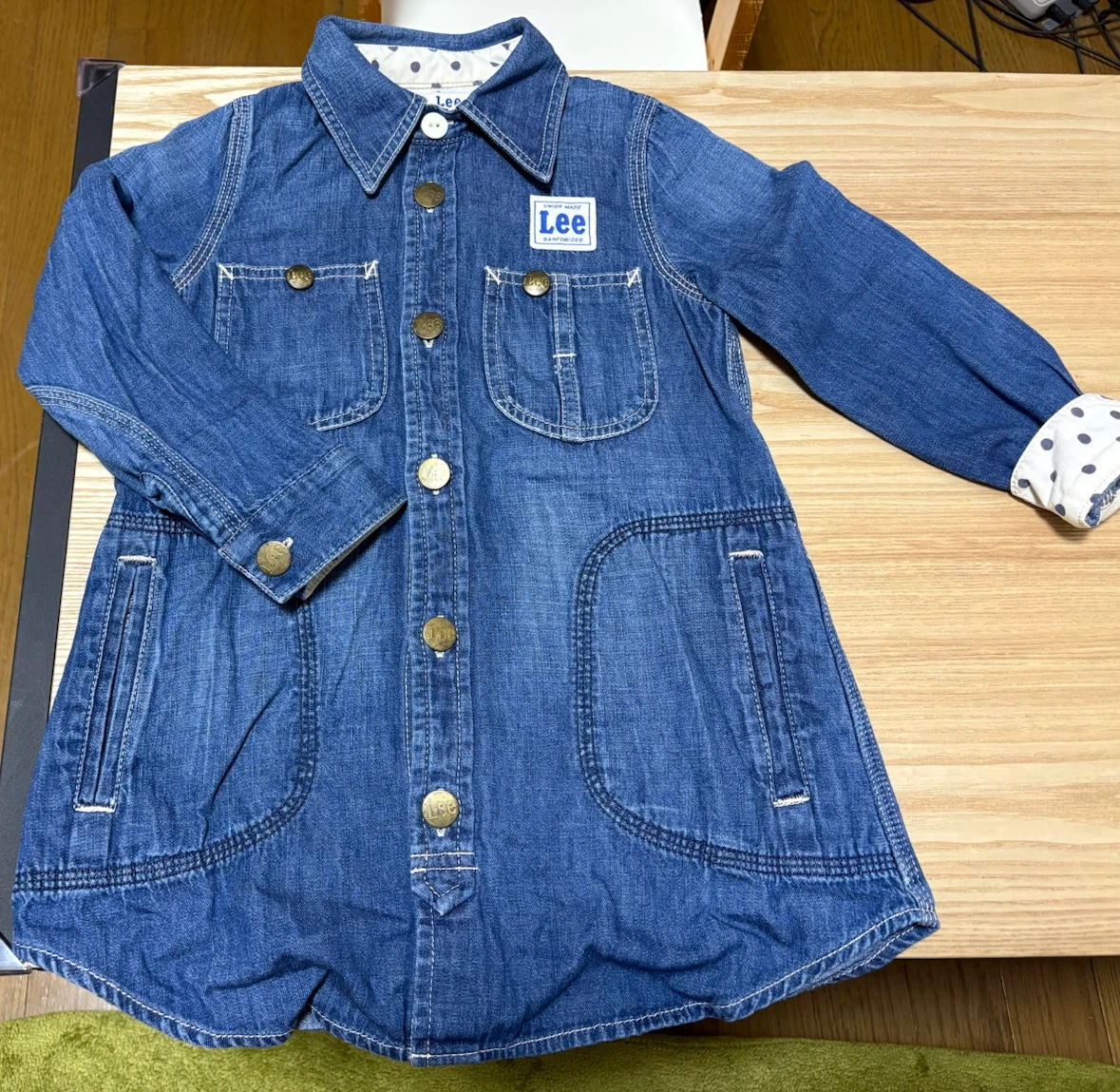 Lee デニムシャツワンピース⭐️110cm