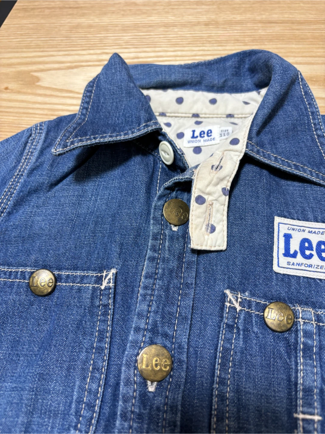 Lee デニムシャツワンピース⭐️110cmの写真5枚目