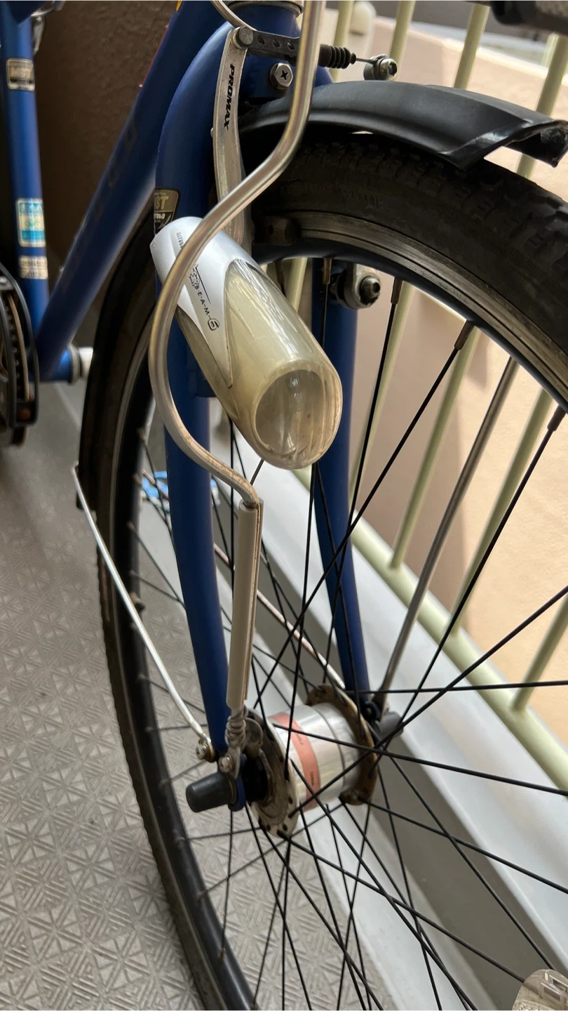 ミヤタ 軽快車 ブルー シマノ製変速機の写真3枚目
