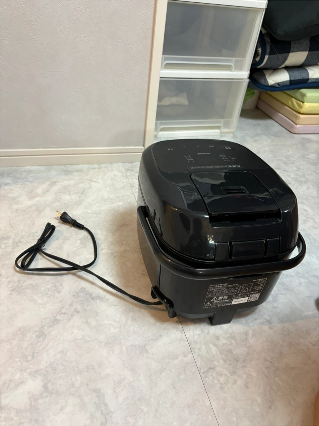 アイリスオーヤマ 炊飯器 RC-BMA50-B 5.5合の写真3枚目