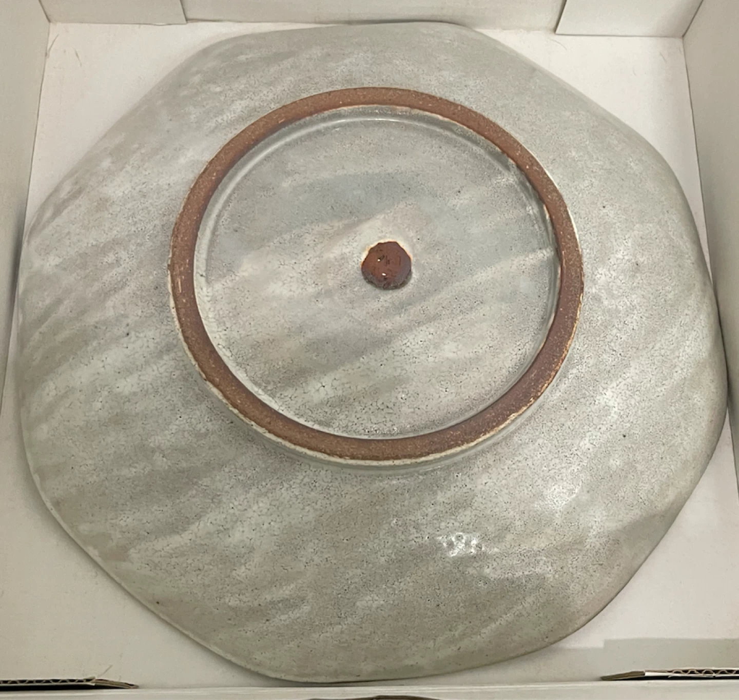 たち吉 粉引ぶどう 大皿 陶器 27cmの写真2枚目