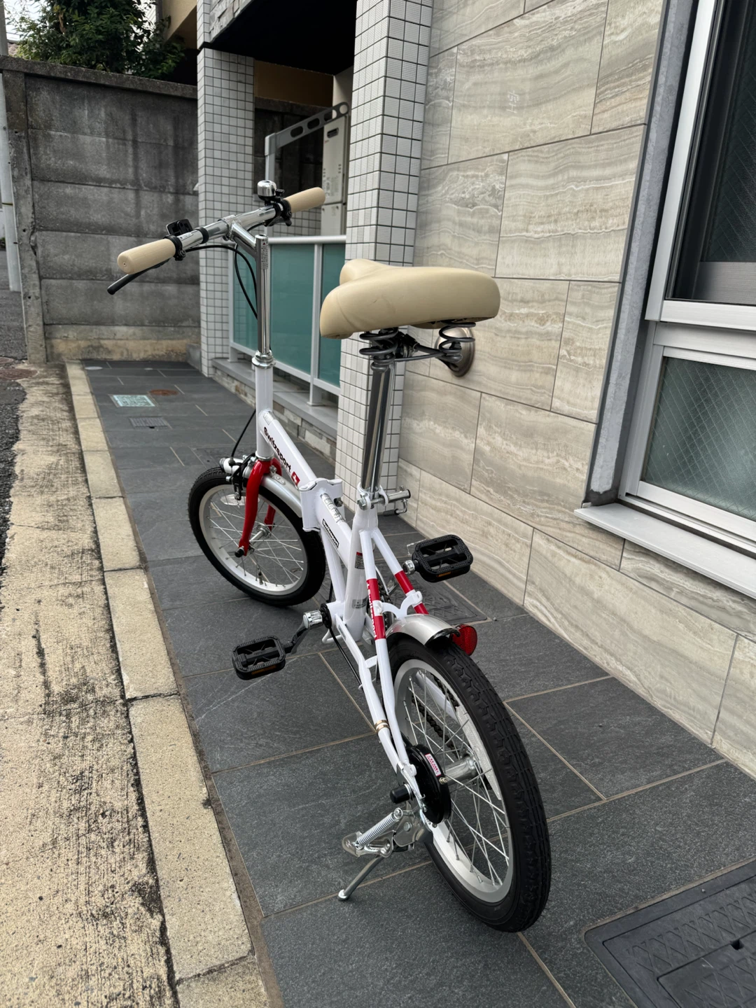 値下げ！ほぼ新品！switzsport（スウィツスポート）  折りたたみ自転車  16インチ 配送致します。 距離は説明文確認の写真10枚目