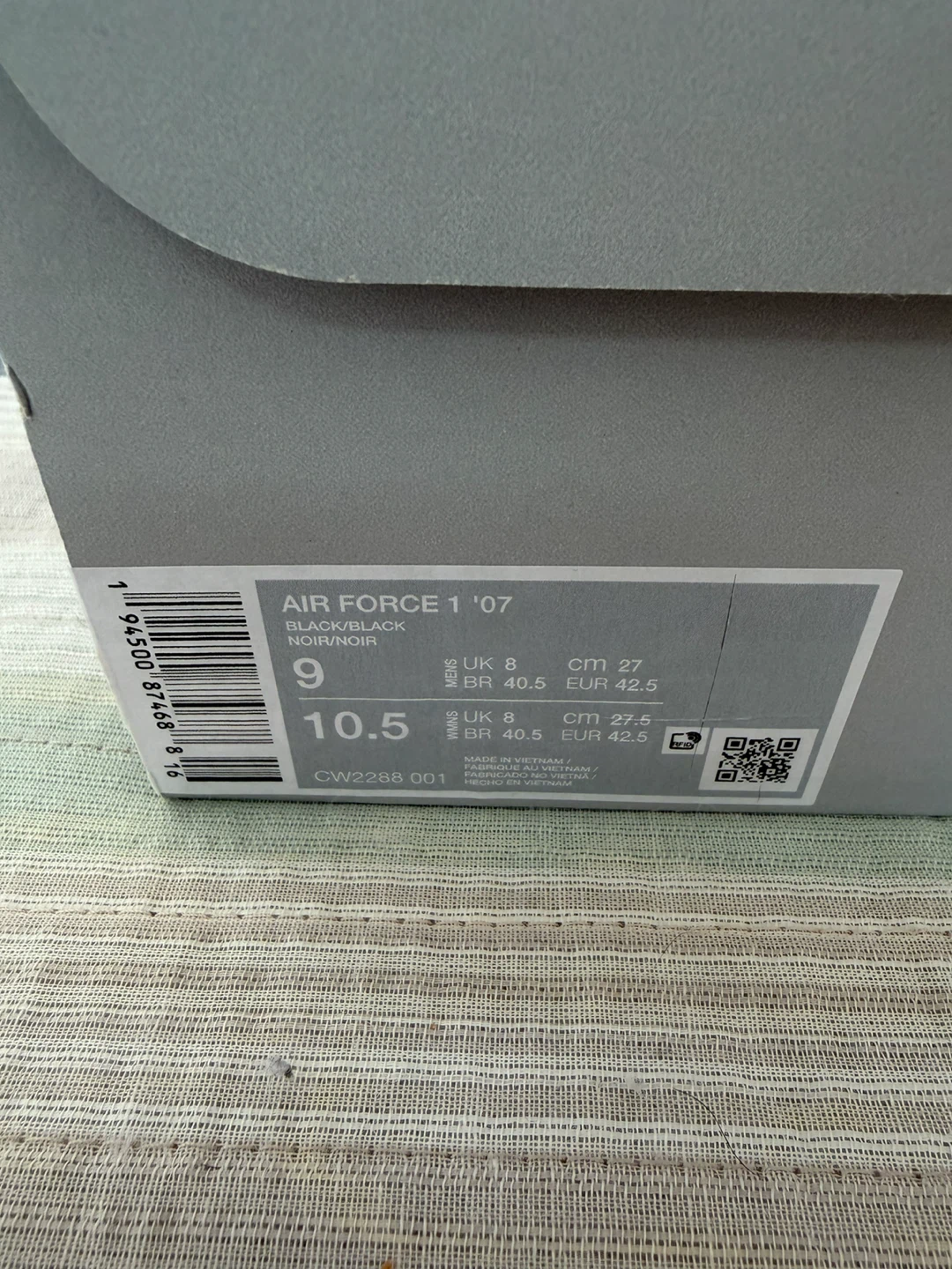 NIKE AIR FORCE 1 '07 27.0cmの写真6枚目