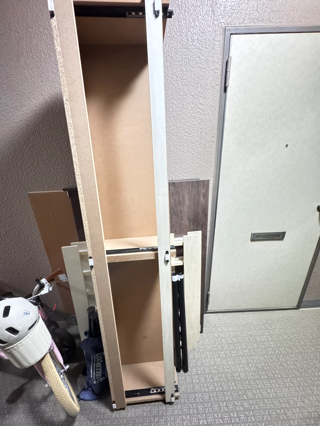 引き出し付き収納ベッド ダークブラウンの写真3枚目