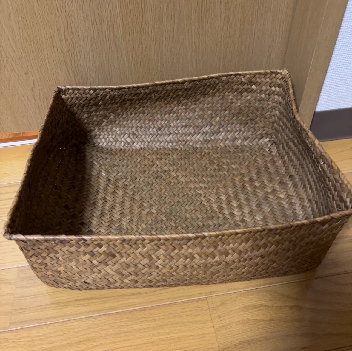 ラタン 収納バスケット