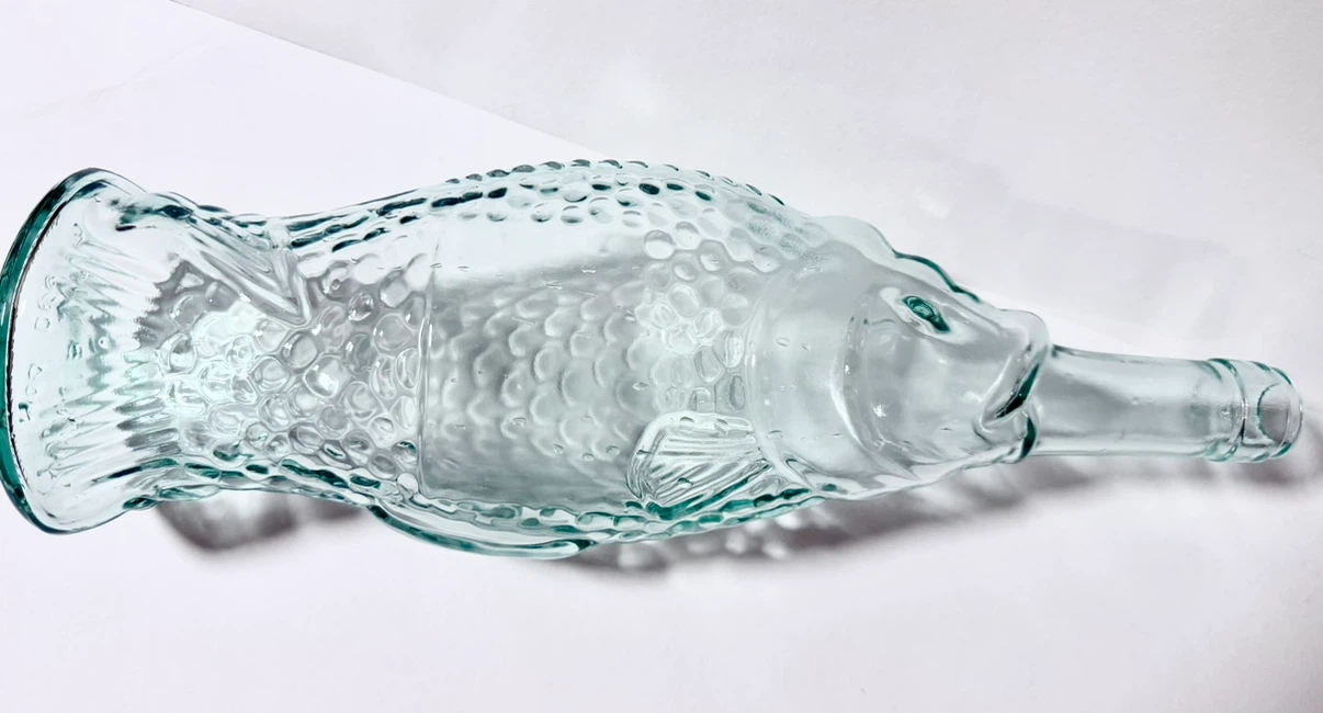魚型 ガラスボトル デキャンタ