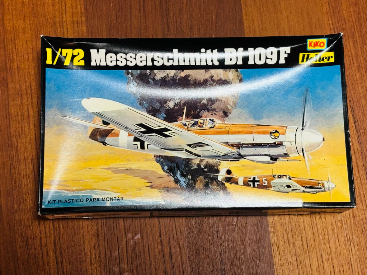 ★未開封・未組立 Heller KIKO 1/72 Bf 109F エレール プラモデル 模型 戦闘機