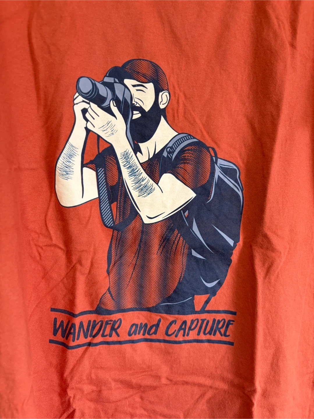 ビワクーフ Tシャツ オレンジ Mサイズの写真2枚目