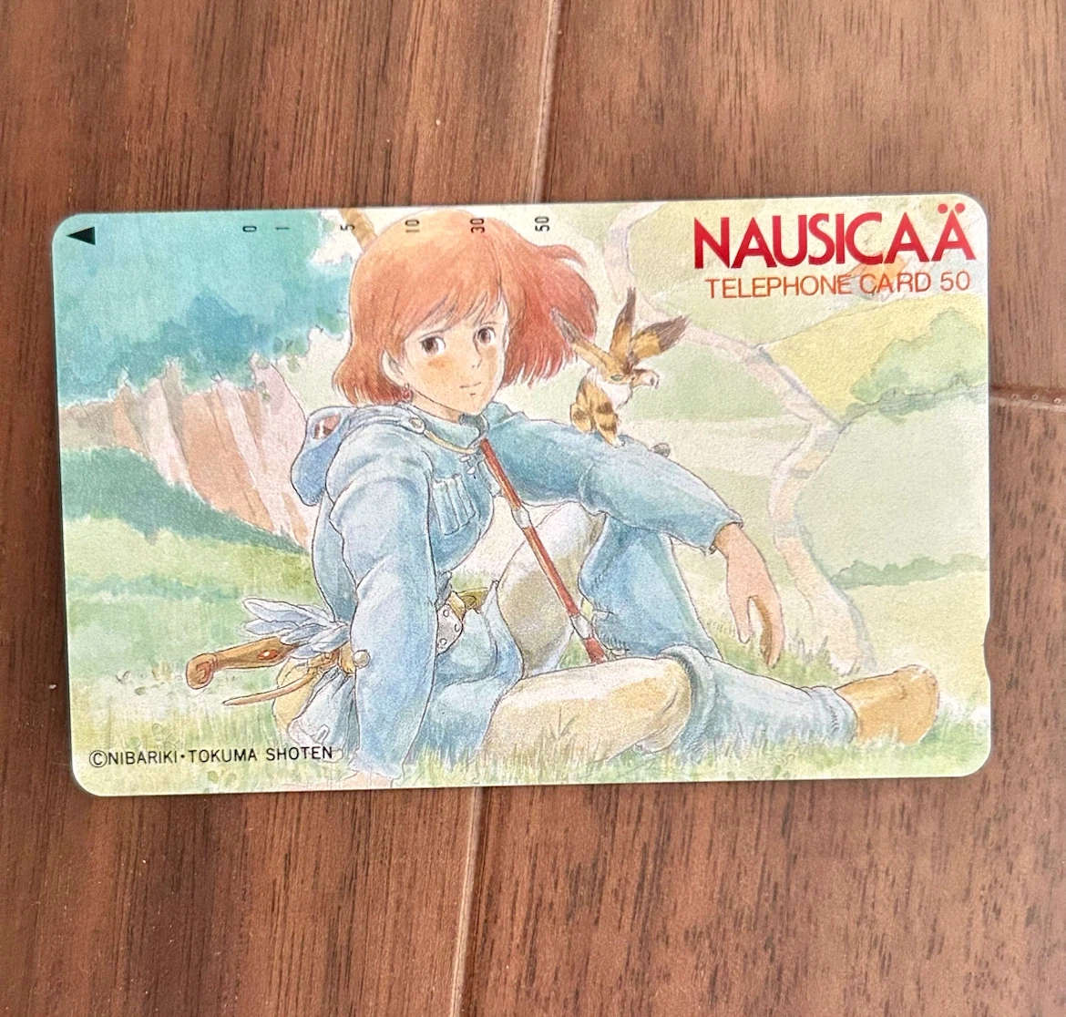 【使用済】風の谷のナウシカ テレホンカード 50度数 ジブリ 宮崎駿 二馬力 当時物 コレクション用