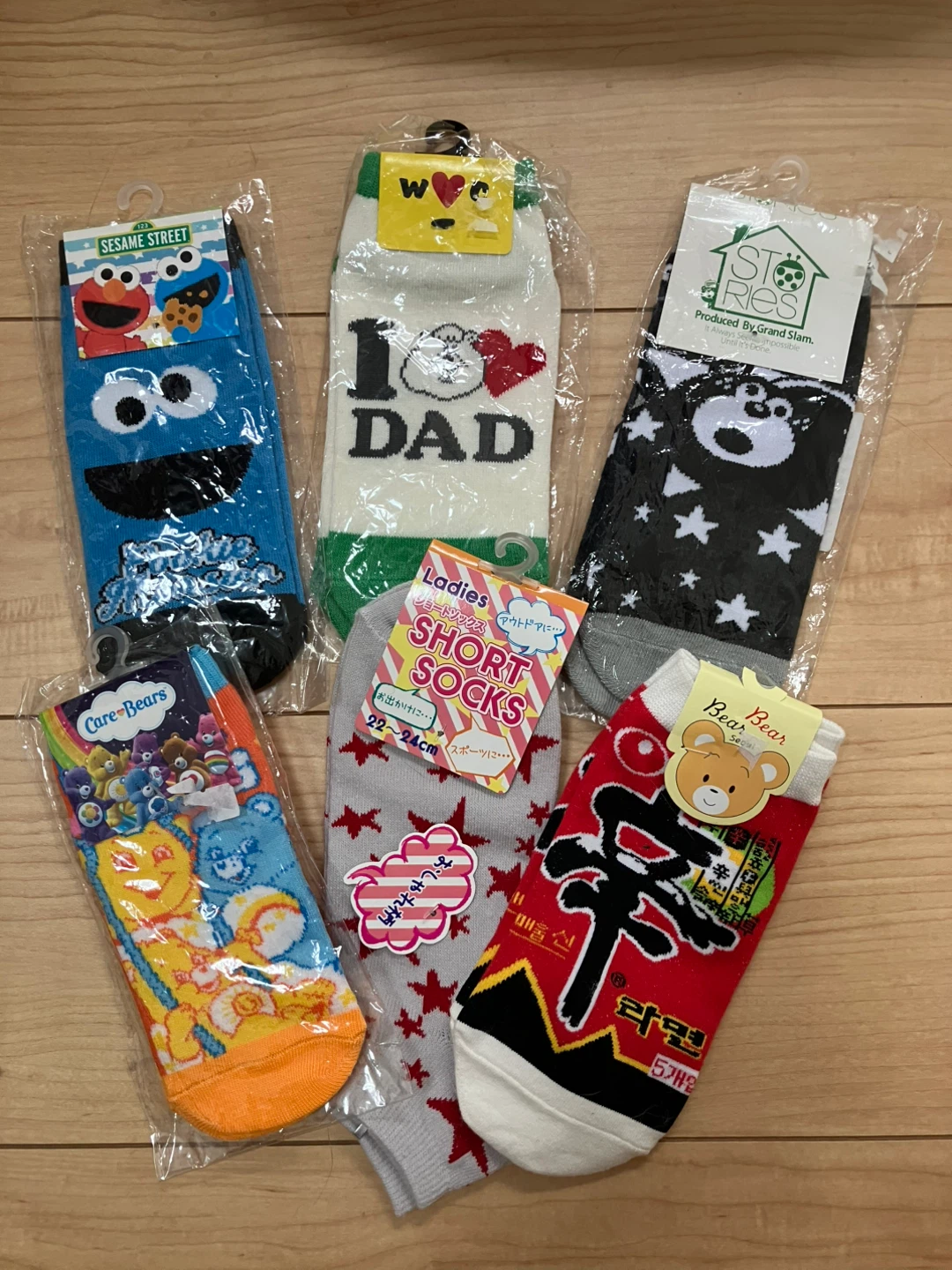 キャラクター靴下 まとめ売り 6足セット