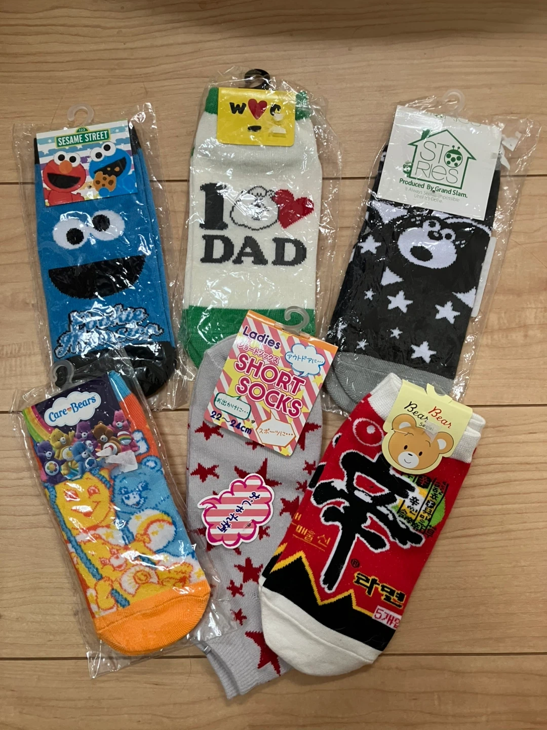 キャラクター靴下 まとめ売り 6足セット