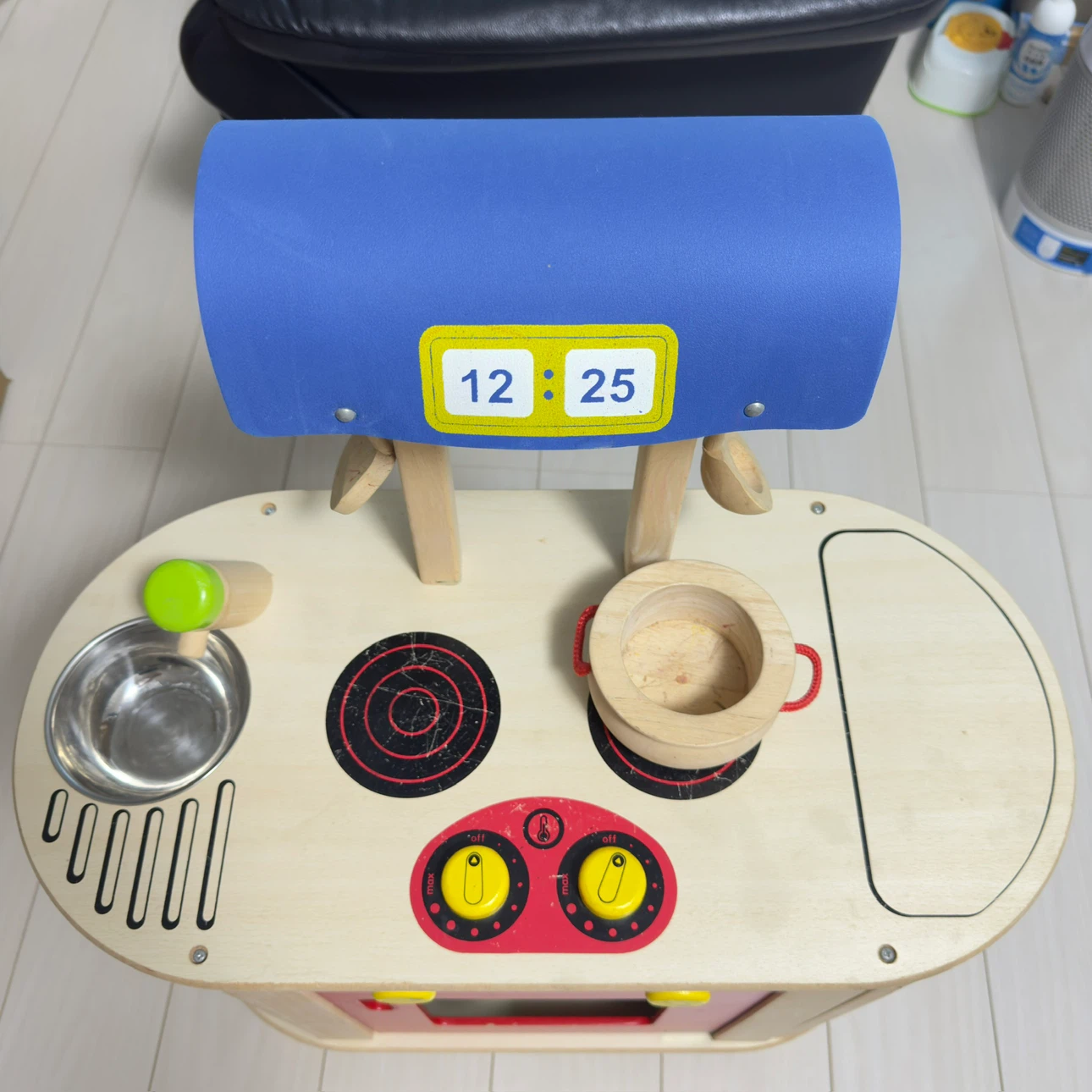 Wonderworldtoy木製おままごとキッチンセット 知育玩具の写真6枚目