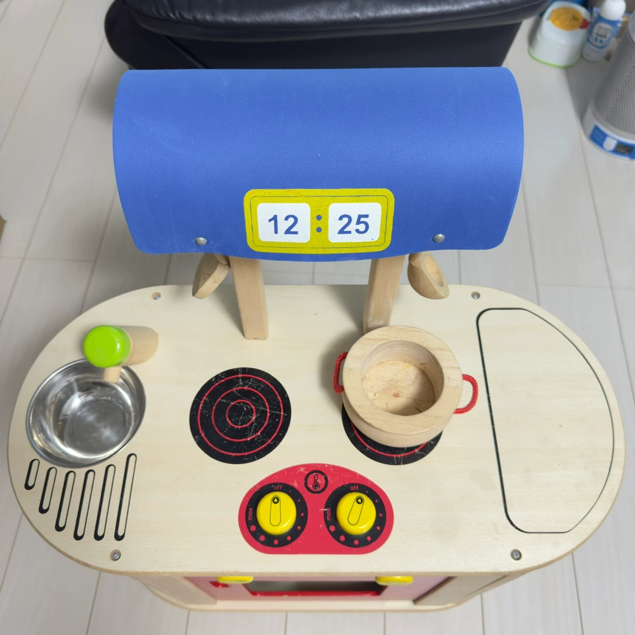 Wonderworldtoy木製おままごとキッチンセット 知育玩具の写真6枚目