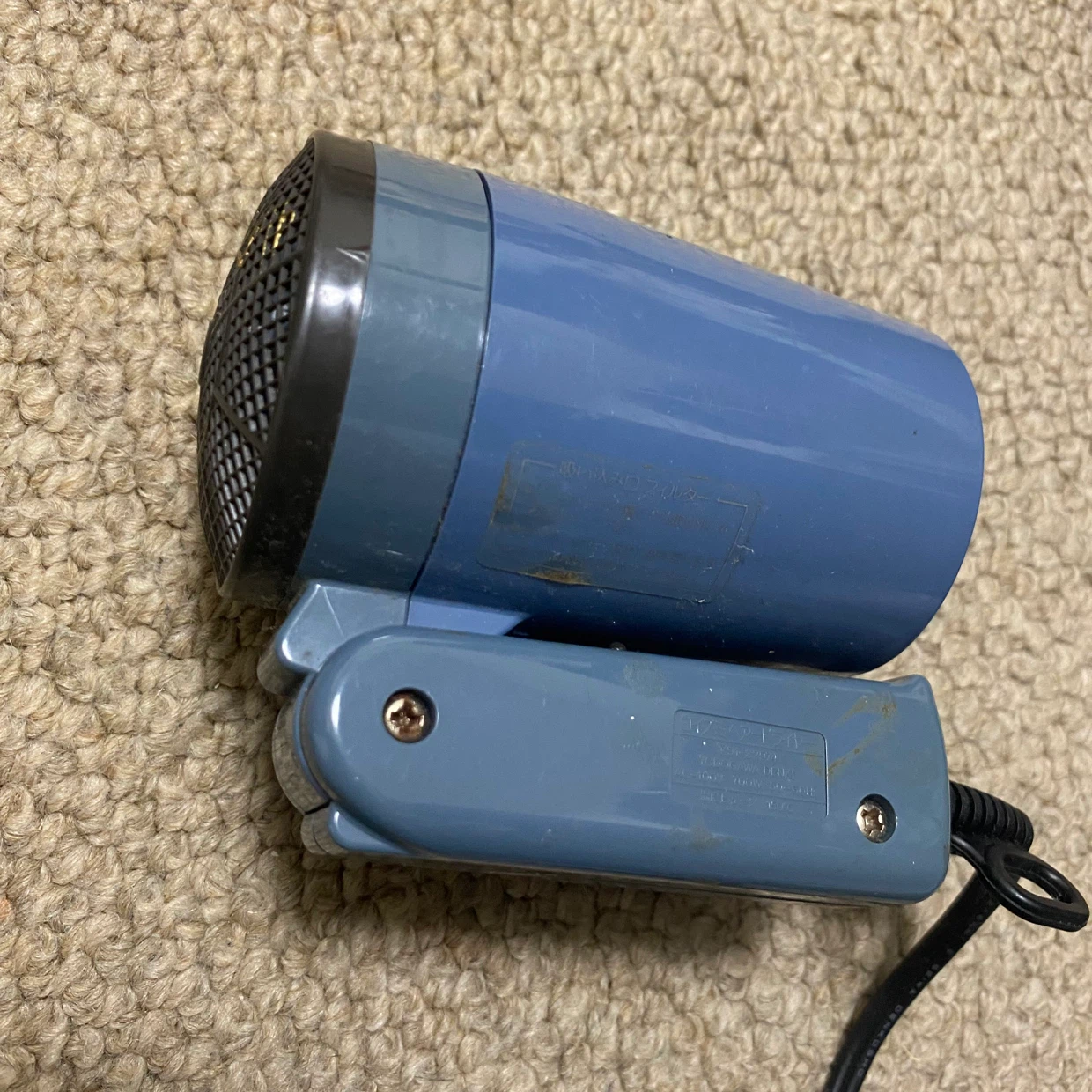 【動作確認済み】 Turbojet 800 mini ミニドライヤー　青の写真3枚目