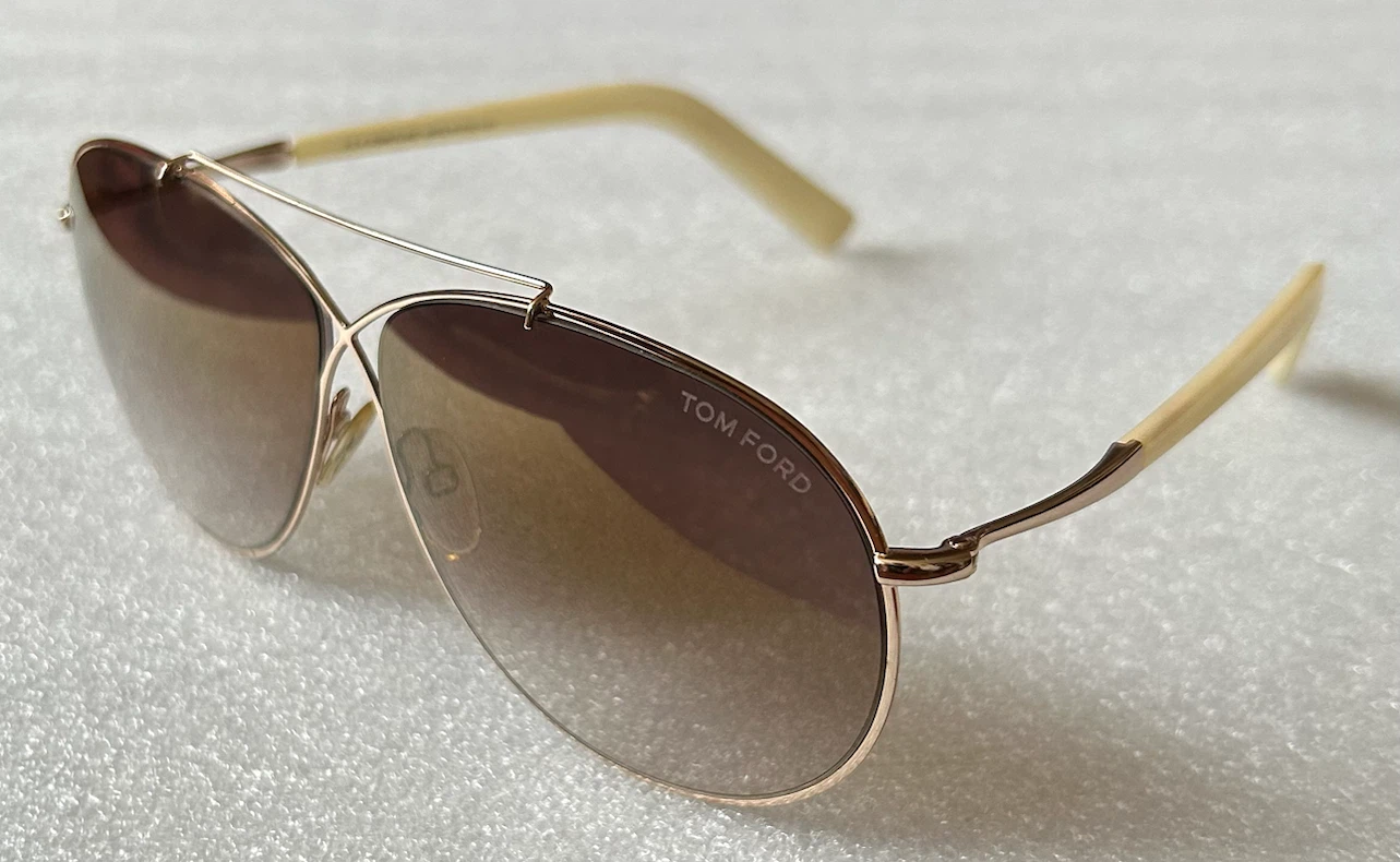 TOM FORD/トムフォードEva TF374 ダブルブリッジ ティアドロップ サングラスの写真6枚目