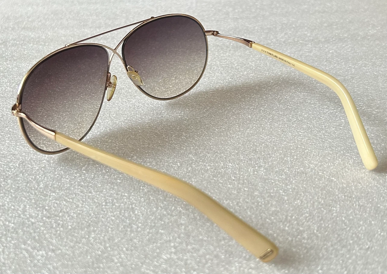 TOM FORD/トムフォードEva TF374 ダブルブリッジ ティアドロップ サングラスの写真7枚目