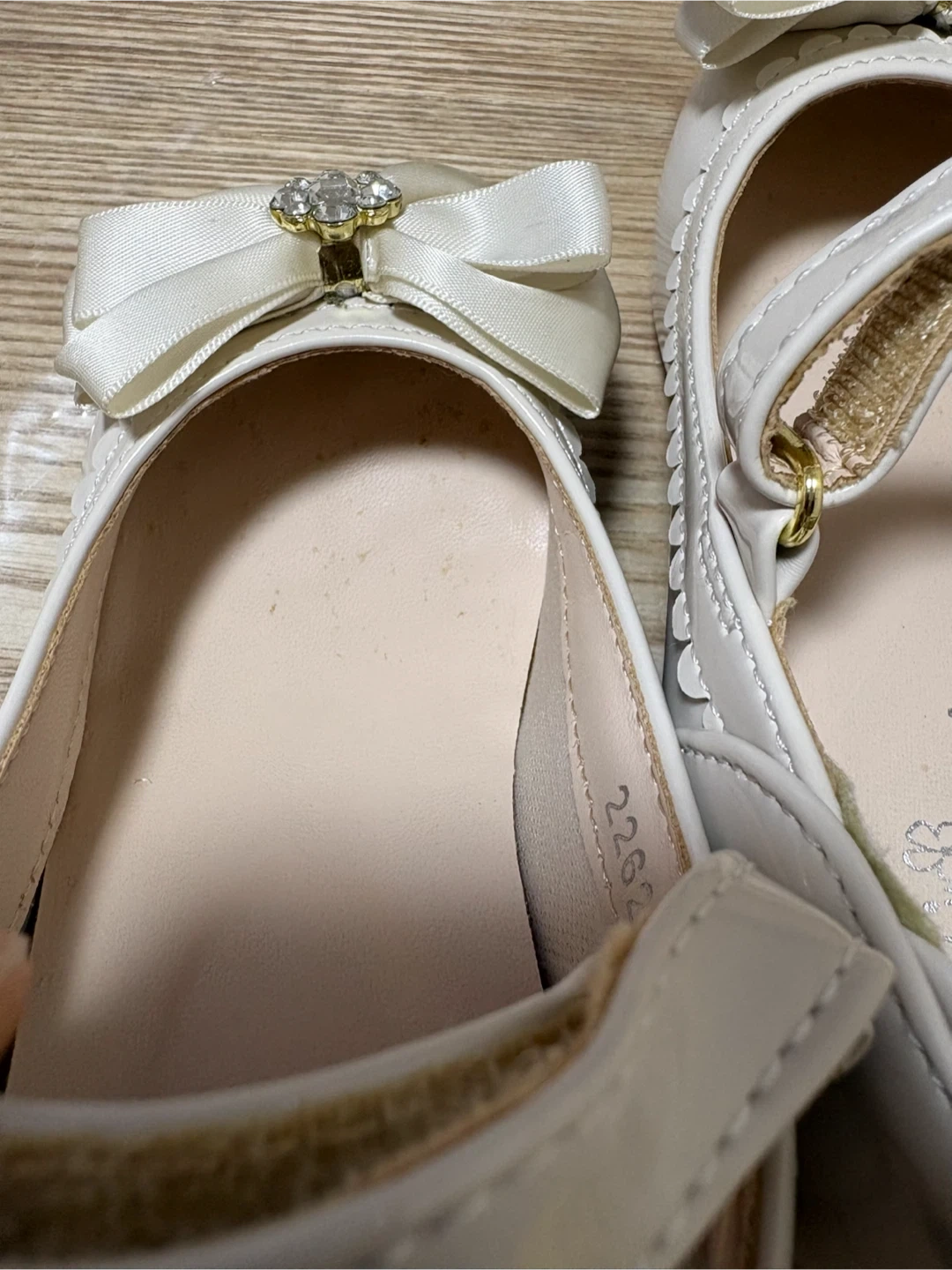フォーマルシューズ白系👠✨18cmの写真5枚目