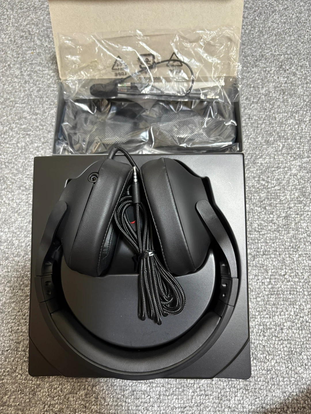 ゲーミングヘッドセット ブラック