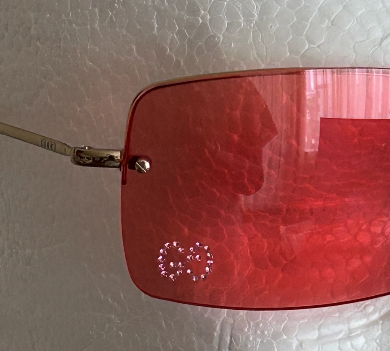 GUCCI/グッチGG1653/STRASS GGサングラス（ピンクxゴールド）の写真3枚目