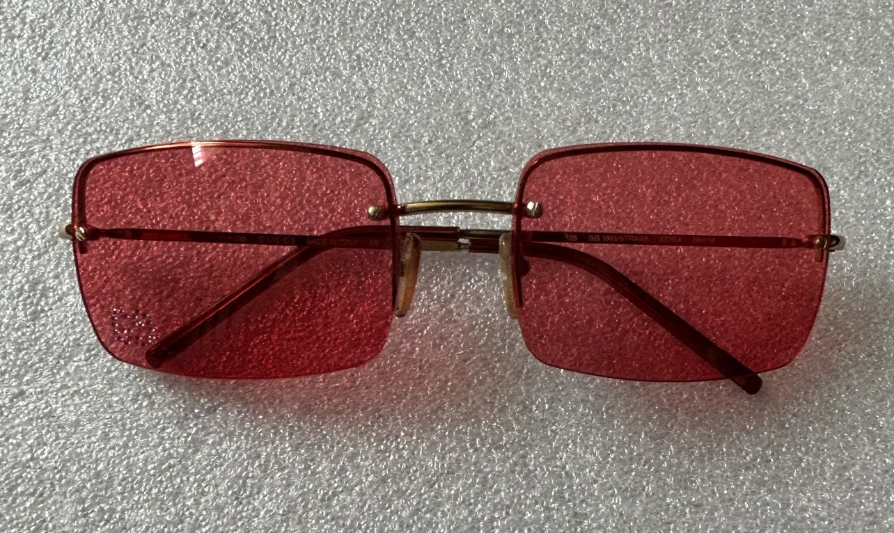 GUCCI/グッチGG1653/STRASS GGサングラス(ピンクxゴールド)の写真5枚目