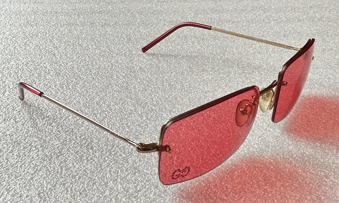 GUCCI/グッチGG1653/STRASS GGサングラス(ピンクxゴールド)の写真6枚目