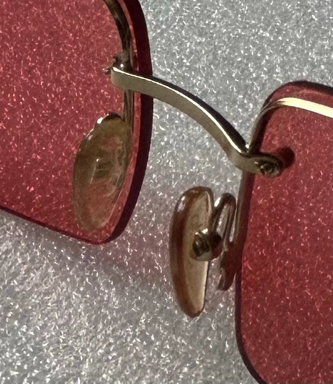 GUCCI/グッチGG1653/STRASS GGサングラス(ピンクxゴールド)の写真8枚目