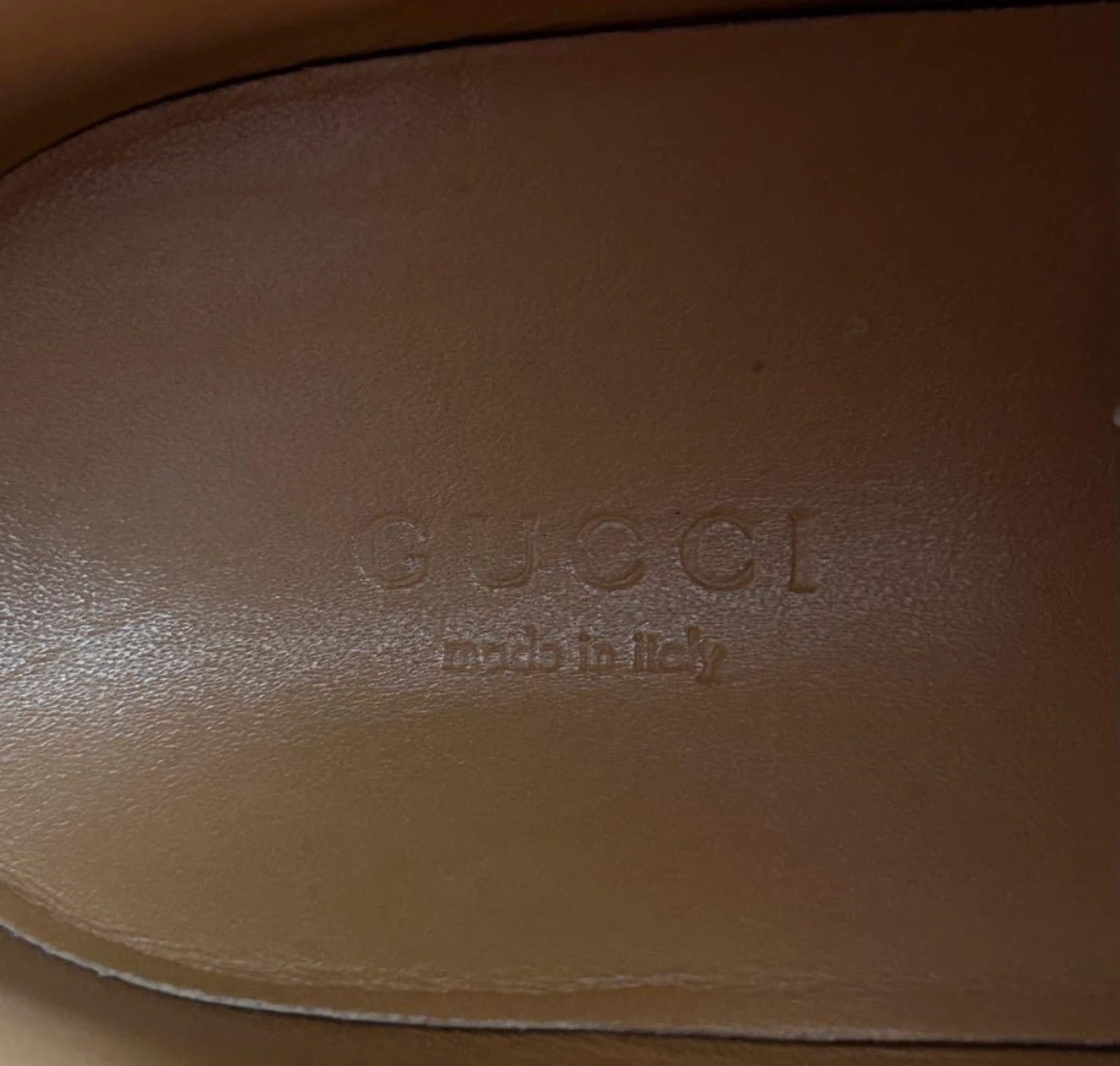 GUCCIグッチインターロッキング スニーカー (オレンジ系)レディース24cmの写真10枚目
