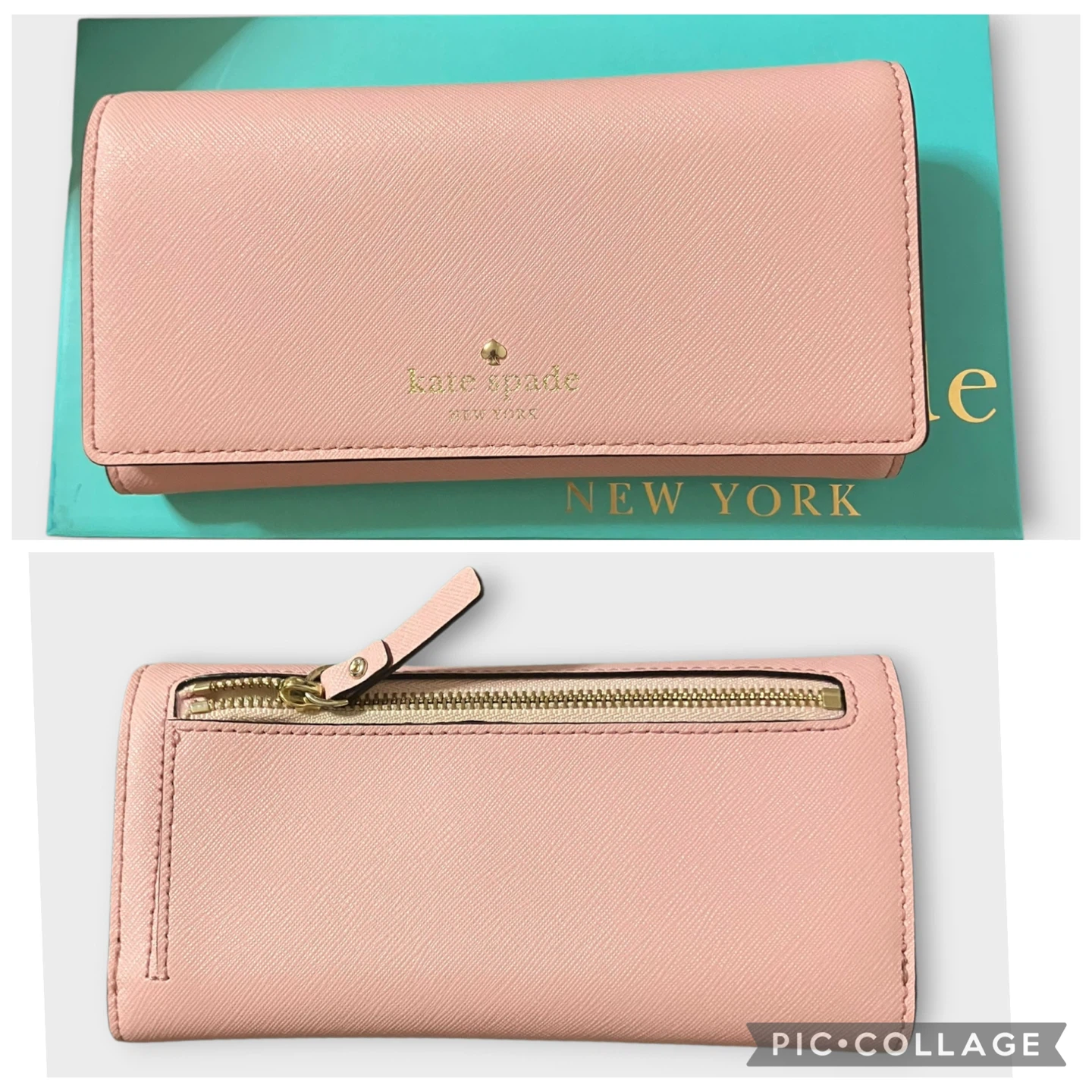 kate spade ケイトスペード 長財布 二つ折り キーケース パスケース２個セット ピンクの写真2枚目