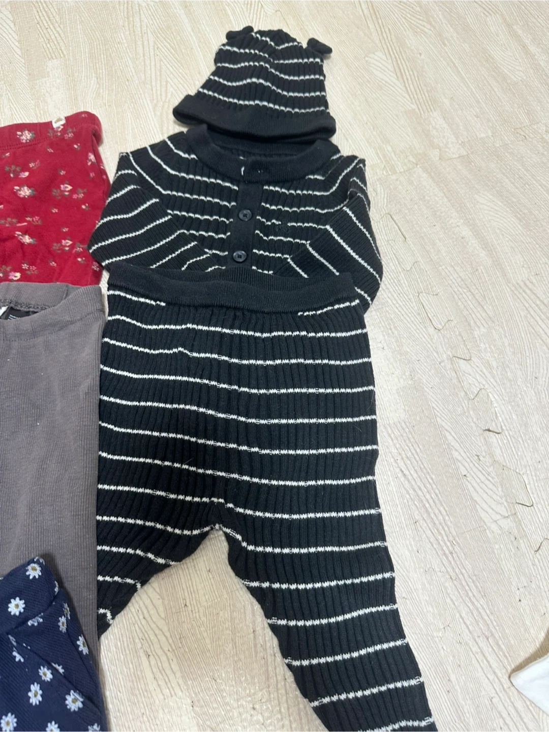 【6-12ヶ月】ベビー服 レギンス 5点セット 70cm GAP.プティマイン、H&Mの写真2枚目