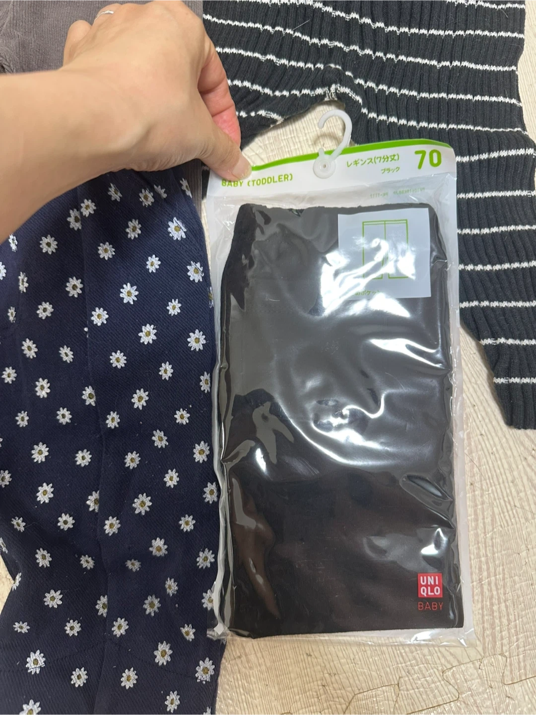 【6-12ヶ月】ベビー服 レギンス 5点セット 70cm GAP.プティマイン、H&Mの写真4枚目