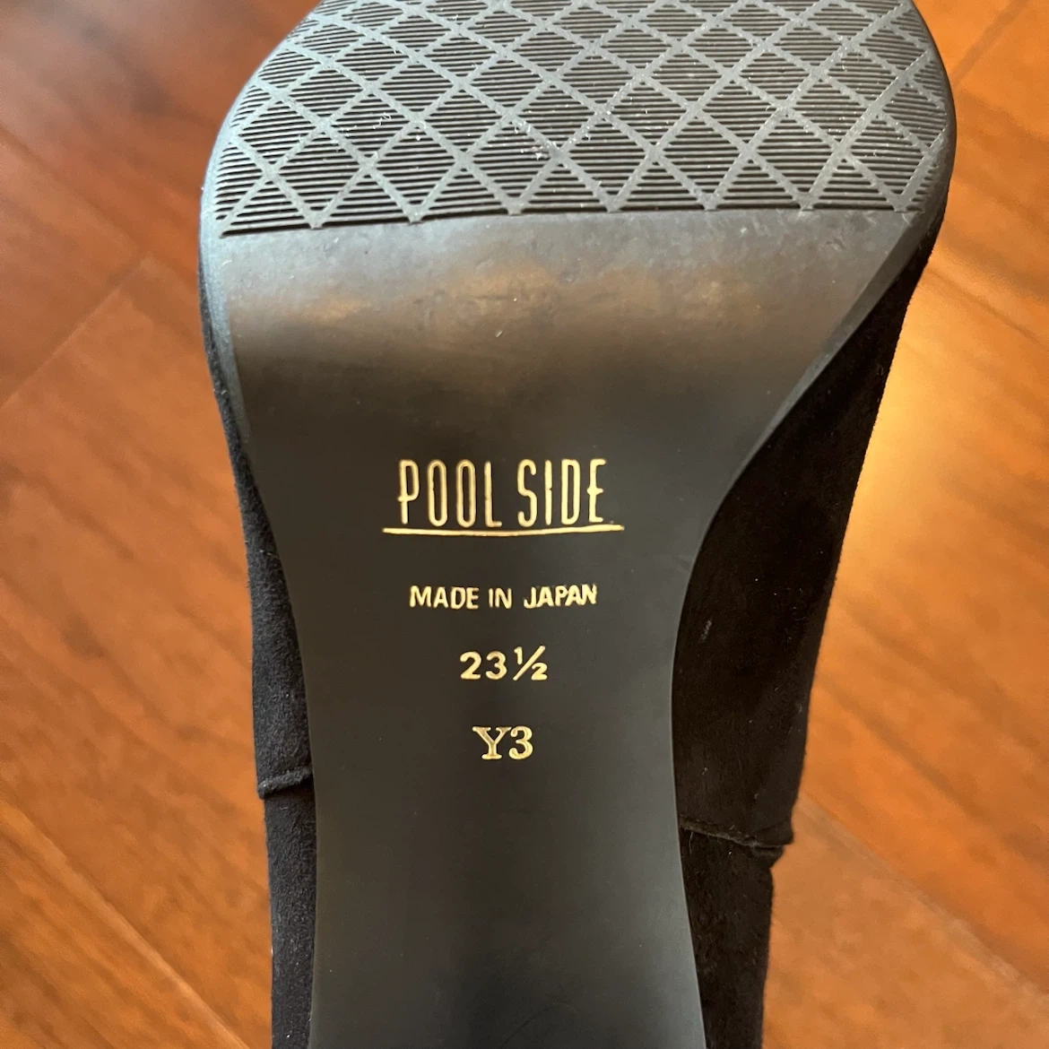 【POOL SIDE プールサイド👠】ブラック パンプス ビジュー 23.5cmの写真5枚目