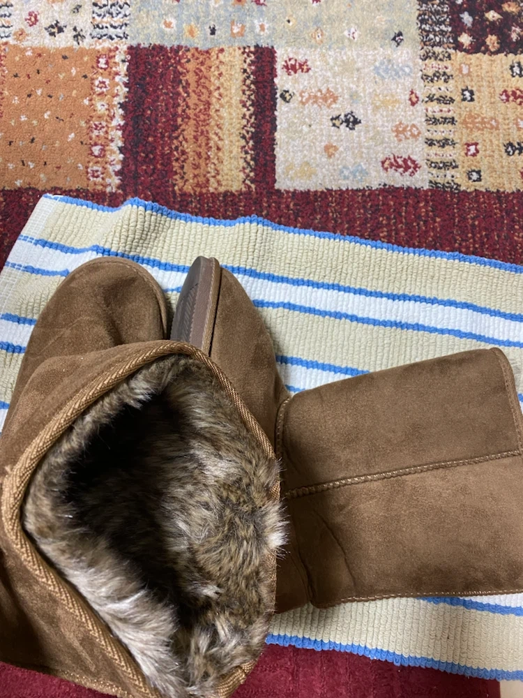 ムートンブーツ ブラウンの写真3枚目