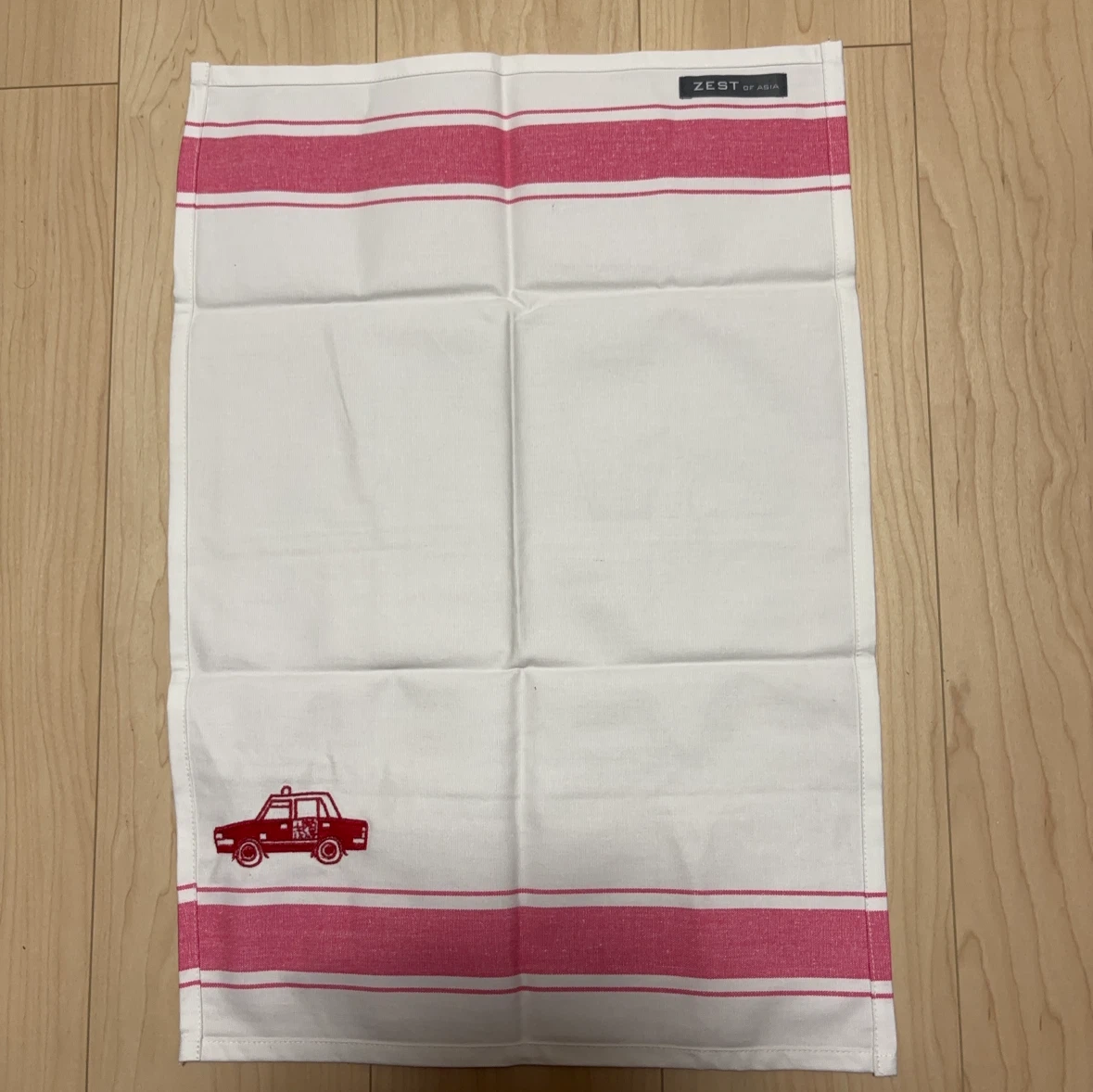 香港限定 ZEST of Asia ゼスト・オブ・アジア  刺繍キッチンクロス 4枚セットの写真2枚目