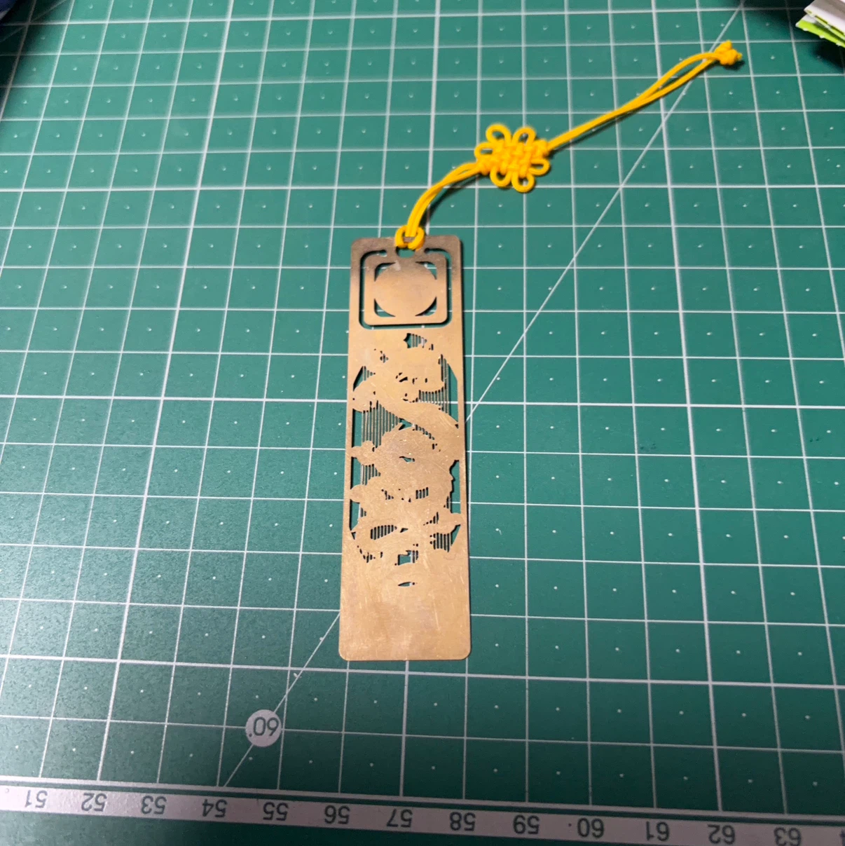龍のデザイン メタルしおり 金属製の写真2枚目